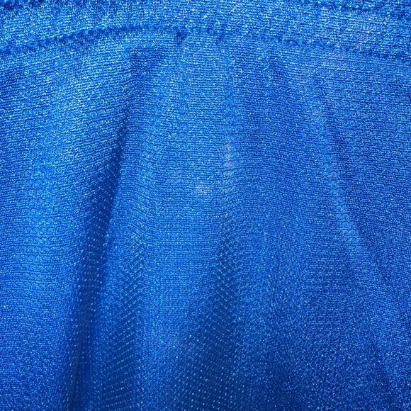 Adidas Vintage UCLA Blue Basketball Shorts with Yellow and White Accents - Picture 2 of 6